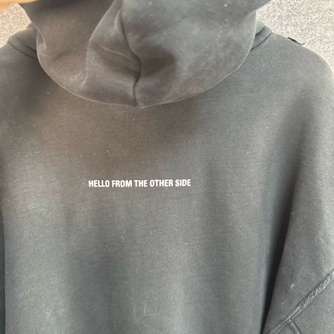 Balenciaga Balenciaga Alien Black Hoodie Sweatshirt-2508 Size US XS / EU 42 / 0 - 3 Thumbnail