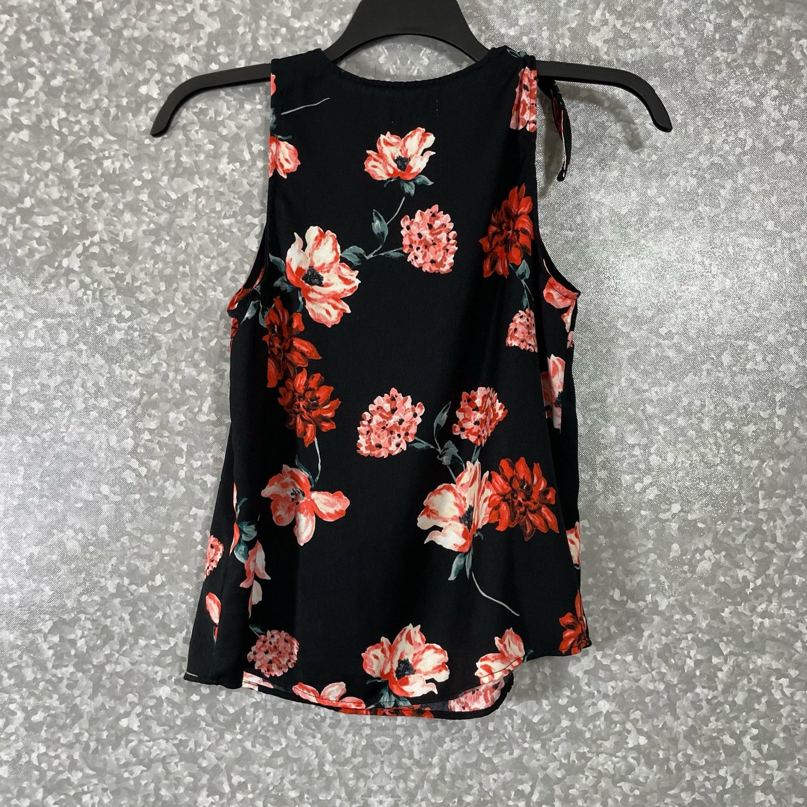 14th & Union 14th & Union Black & Pink Floral Sleeveless Blouse - Size 8 Size M / US 6-8 / IT 42-44 - 7 Thumbnail
