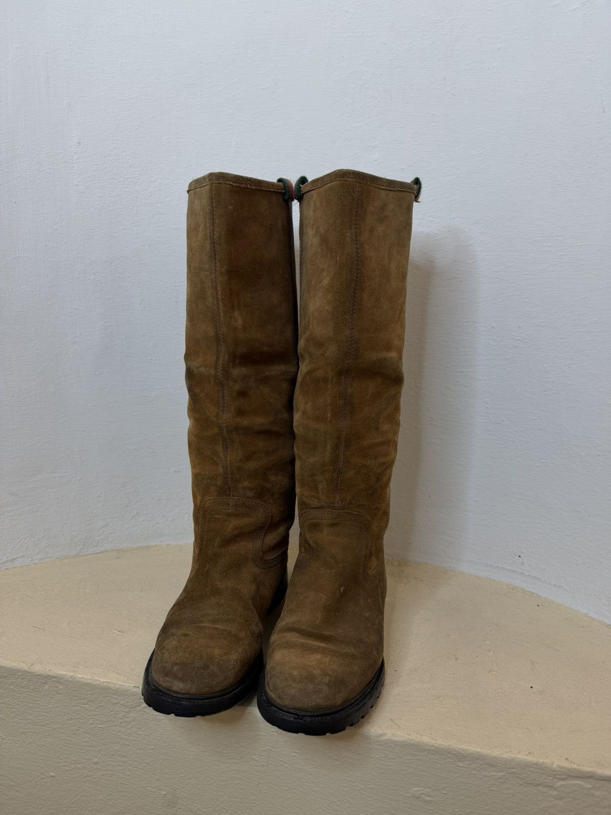 Gucci Vintage Gucci High Boots Brown Woman’s Size 37,5 Size US 7.5 / IT 37.5 - 4 Thumbnail