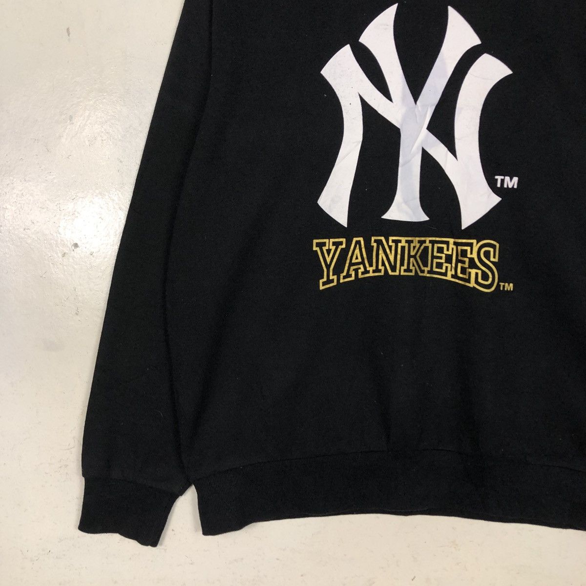 New York Yankees 📌Vintage Sweatshirt New York Yankees Mlb Big Logo Size US L / EU 52-54 / 3 - 6 Thumbnail
