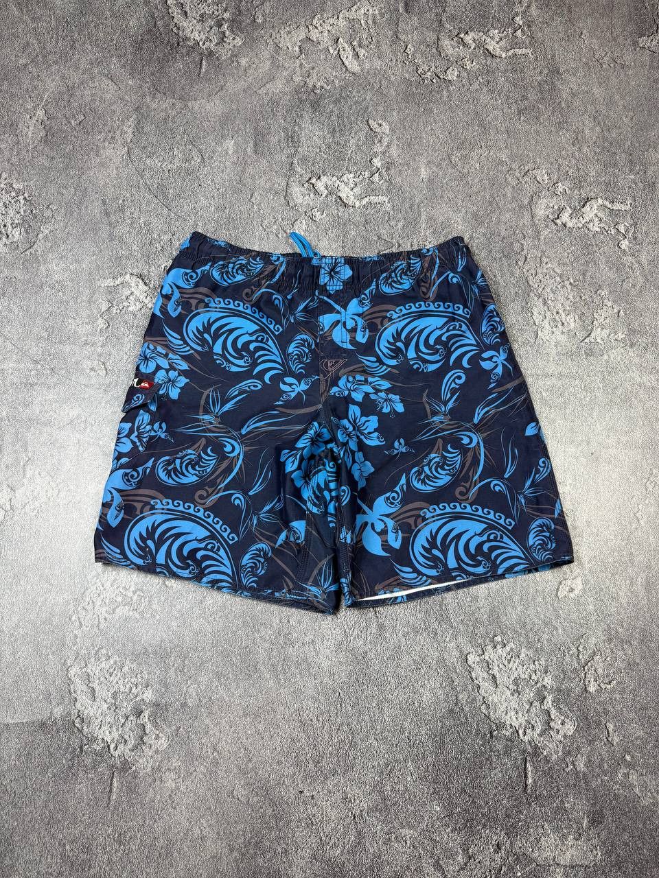Quiksilver Y2K Quiksilver Tropic Blue Shorts Surf 2000s Size US 33 - 1 Thumbnail