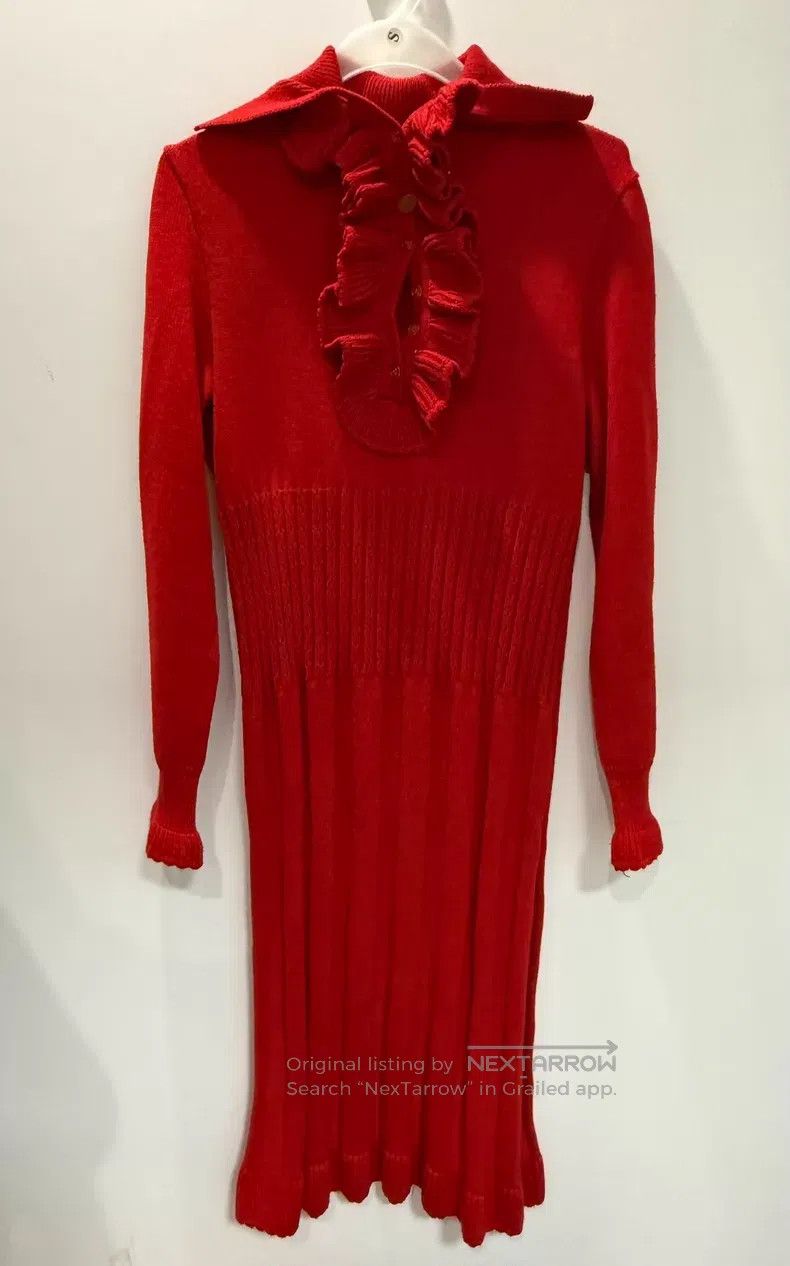 Vivienne Westwood Vivienne Westwood Gold Label Red Pure Wool Skirt Size L / US 10 / IT 46 - 2 Thumbnail