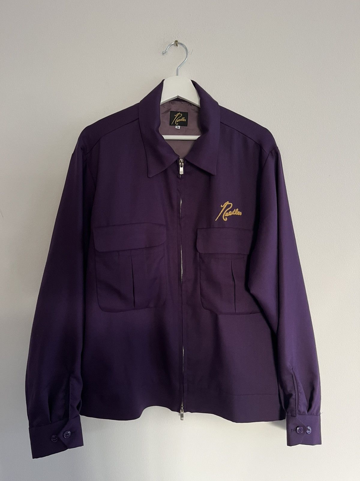 Needles Needles - Sport Jacket Gabardine Purple Size US M / EU 48-50 / 2 - 1 Thumbnail