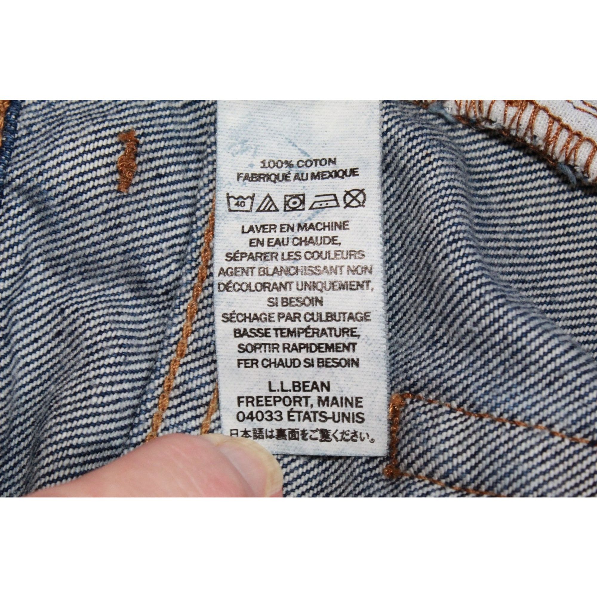 L.L. Bean LL Bean Men's Double L Jeans Standard Fit Straight Leg Size US 40 / EU 56 - 9 Thumbnail