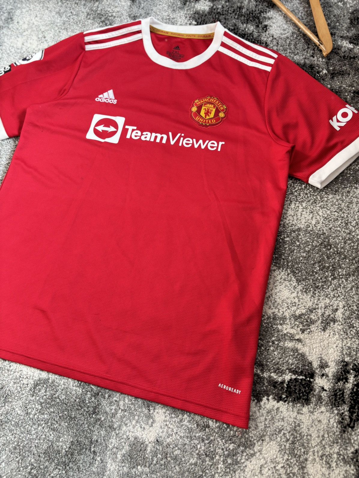 Adidas T-shirt Adidas Manchester United Ronaldo Vintage Size US XL / EU 56 / 4 - 3 Thumbnail