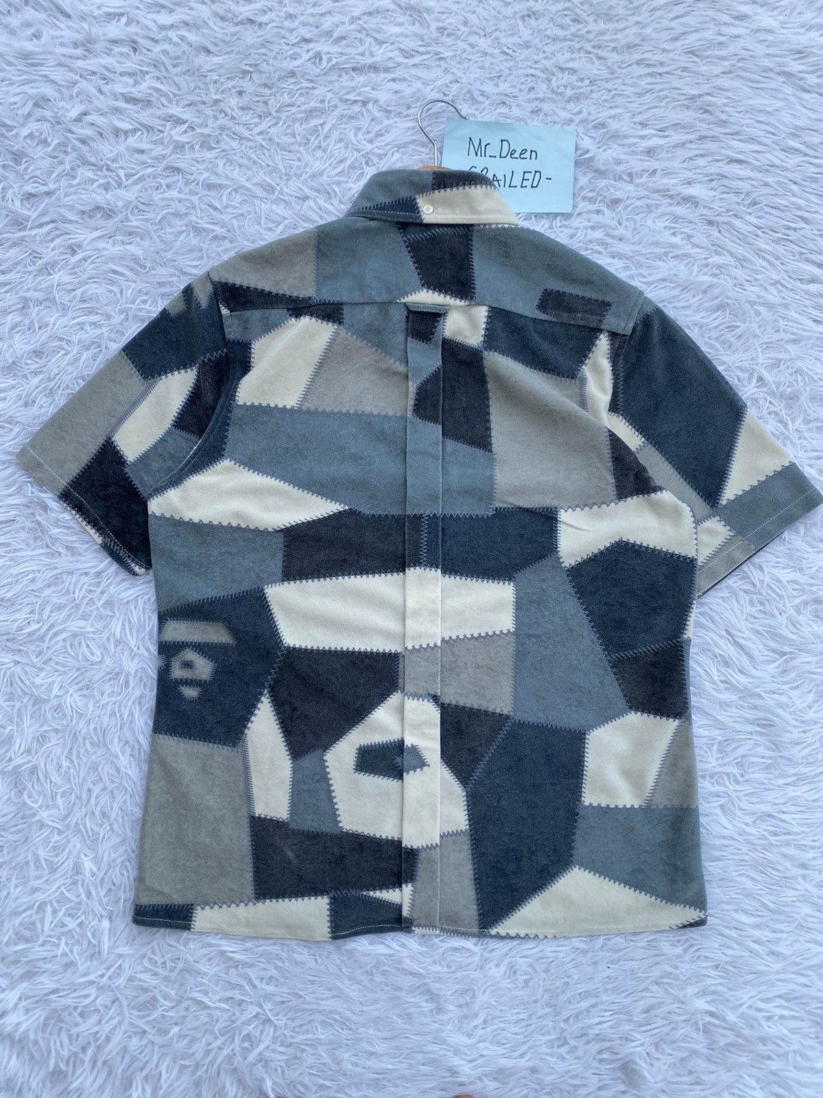 Bape Rare Vintage BAPE Monogram Buttons Shirt Size US S / EU 44-46 / 1 - 1 Thumbnail