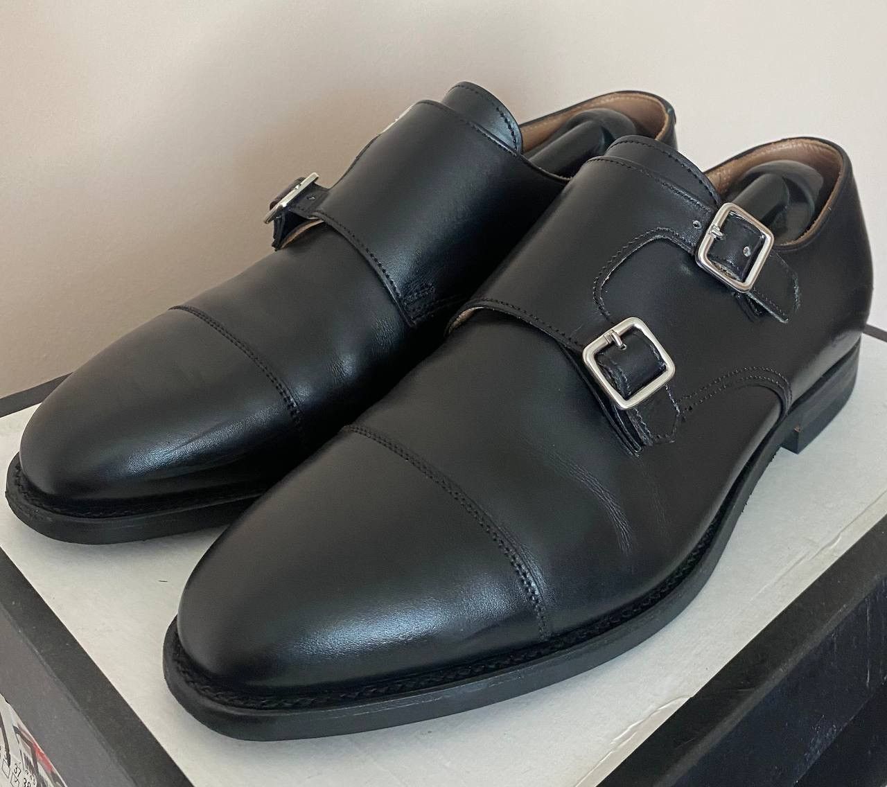 Crockett & Jones Crockett & Jones Lowndes 4 Double Monk Oxford Shoes Size US 7.5 / EU 40-41 - 3 Thumbnail