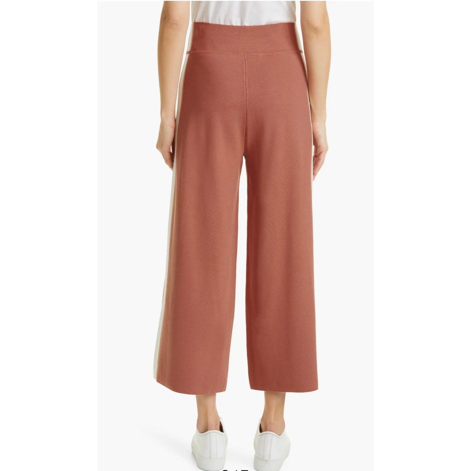 Veronica Beard Veronica Beard Roland Striped Stretch knit Culottes $395 M Size 28" / US 6 / IT 42 - 3 Thumbnail