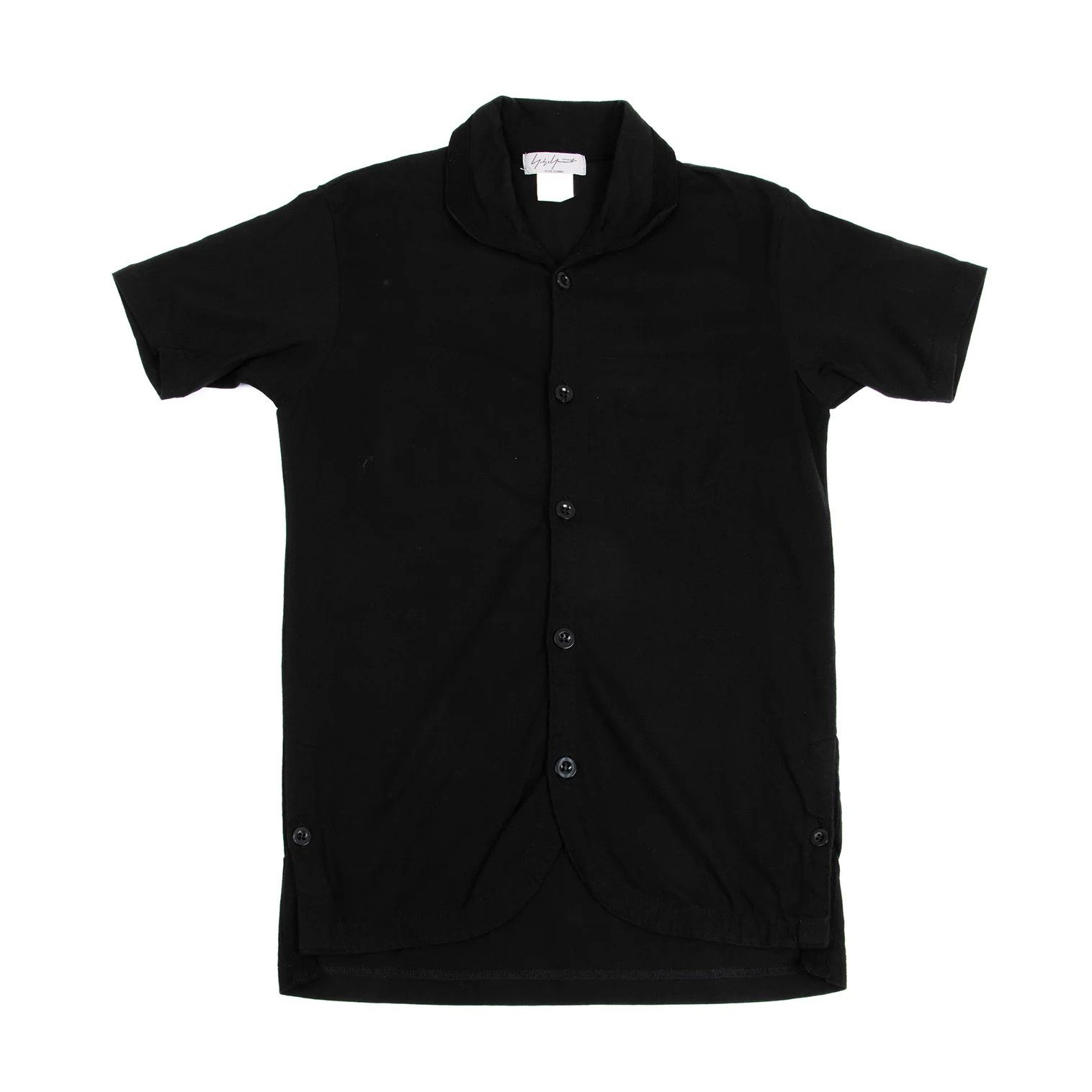 Yohji Yamamoto Yohji Yamamoto Side Slit Round Collar Shirt Size US M / EU 48-50 / 2 - 1 Thumbnail