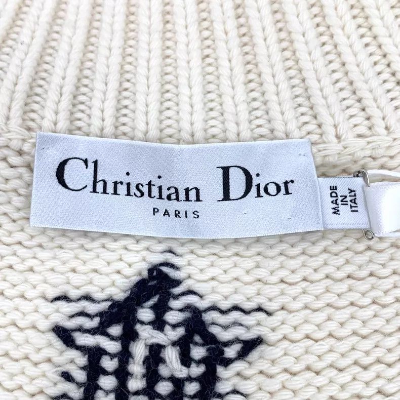 Dior Dior Beige wool ox horn button knitted cardigan coat Size XS / US 0-2 / IT 36-38 - 5 Thumbnail