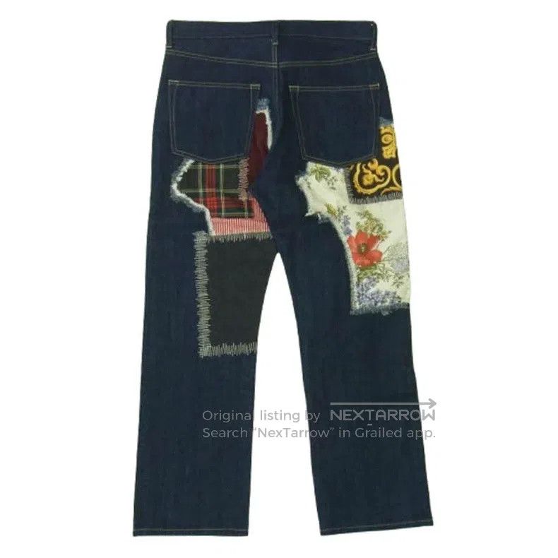 Junya Watanabe Junya Watanabe size M Patchwork Denim Pants Size US 27 - 2 Thumbnail
