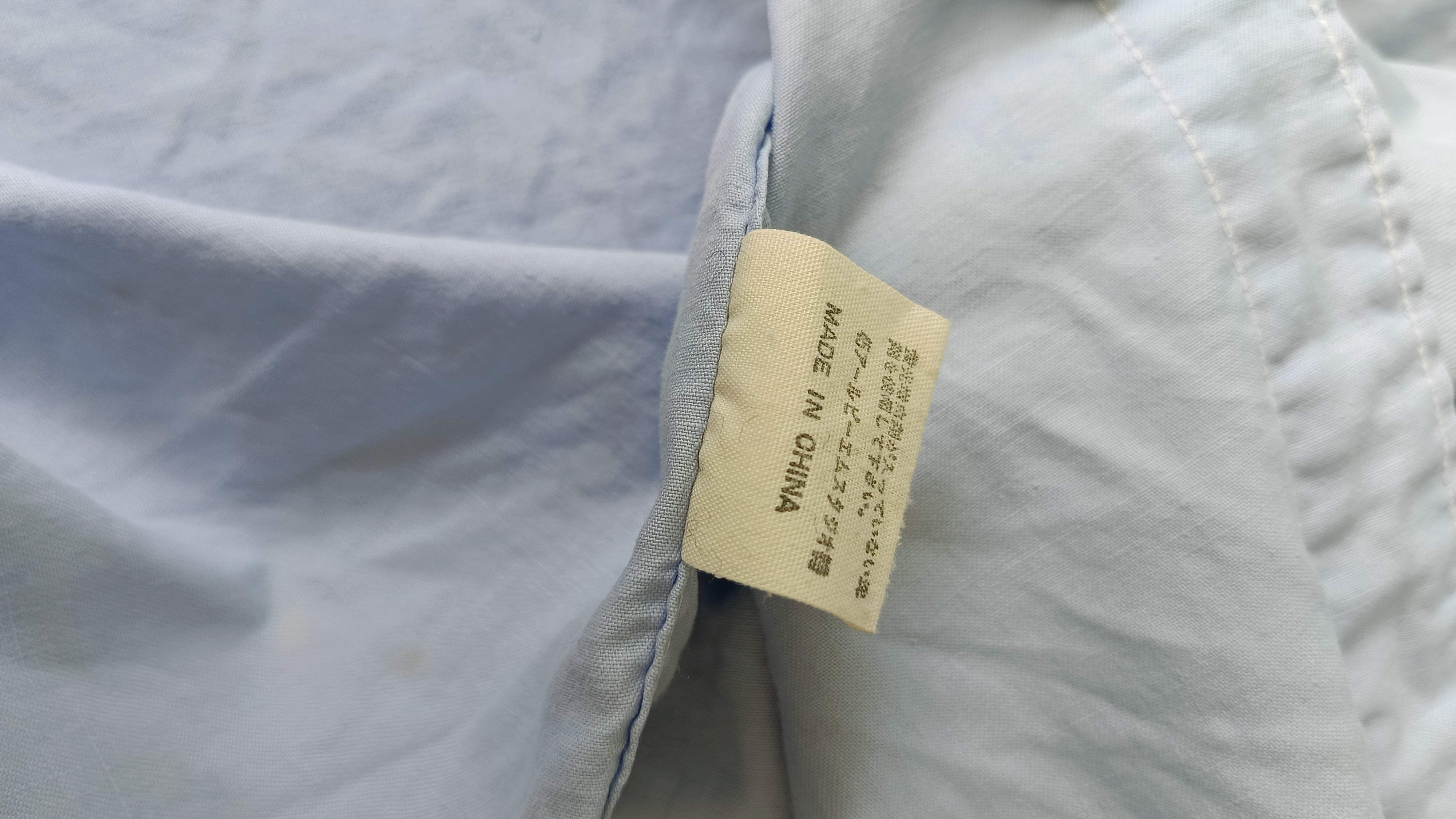 45rpm 45RPM NMD studio by R 90's solid blue stains shirt Size US S / EU 44-46 / 1 - 11 Thumbnail