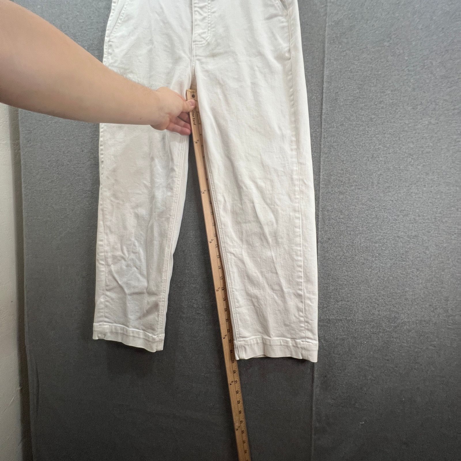 Everlane Everlane Women's Pants Size 8 White Jeans Size 30" / US 8 / IT 44 - 6 Thumbnail