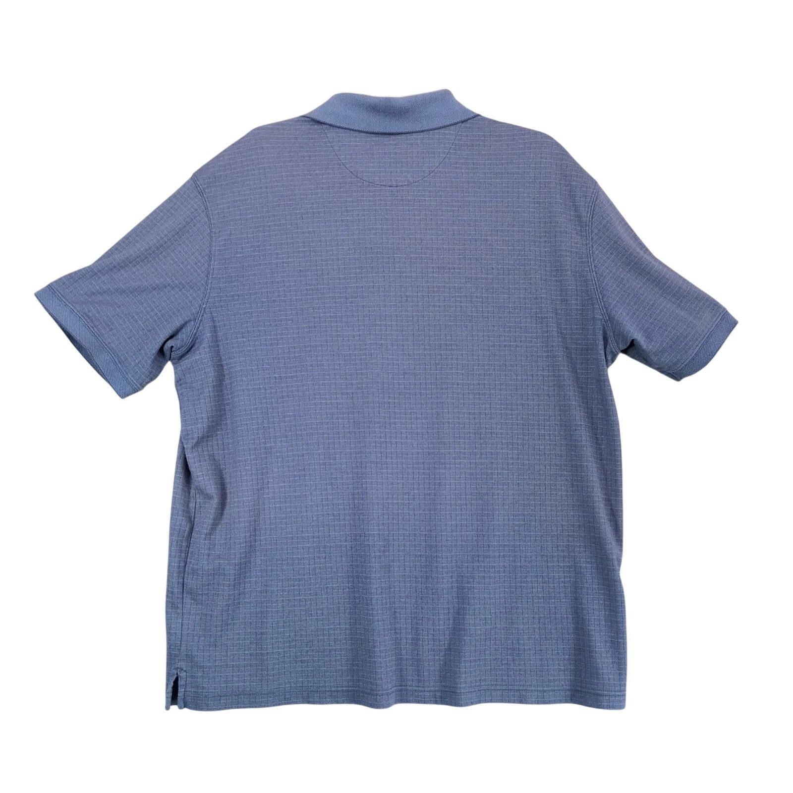 Vintage Chereskin Swift-Dry Navy Grid Polo Shirt Men's L Golf Size US L / EU 52-54 / 3 - 3 Thumbnail