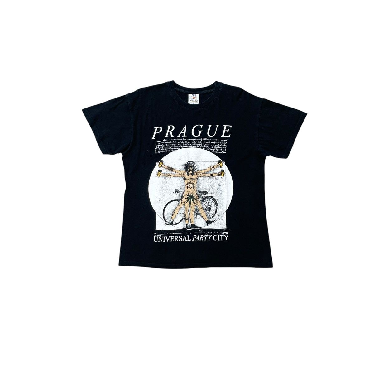 Fox Racing × Vintage Vintage FOX Prague Universal Party City T-Shirt Size M Size US M / EU 48-50 / 2 - 1 Thumbnail