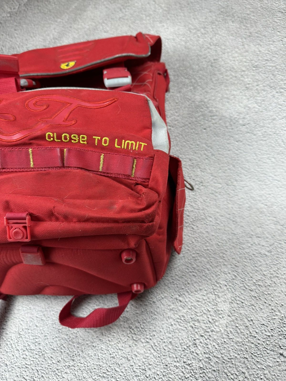 Ferrari Vintage Ferrari SF Logo Backpack Motorcycle Racing Y2K Size ONE SIZE - 7 Thumbnail