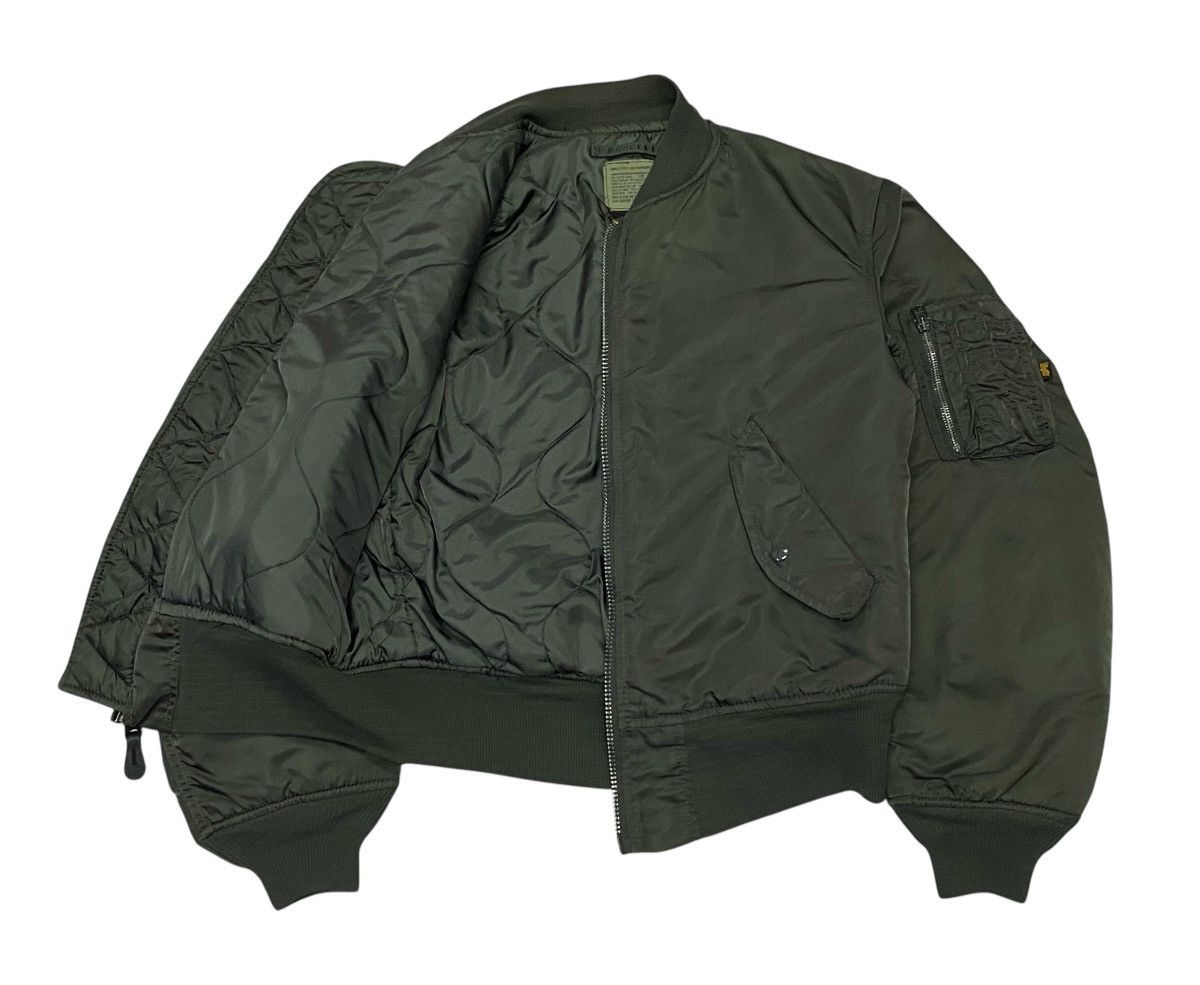 Alpha Industries Vintage Alpha Industries MA-1 Bomber Jacket Size US S / EU 44-46 / 1 - 5 Thumbnail