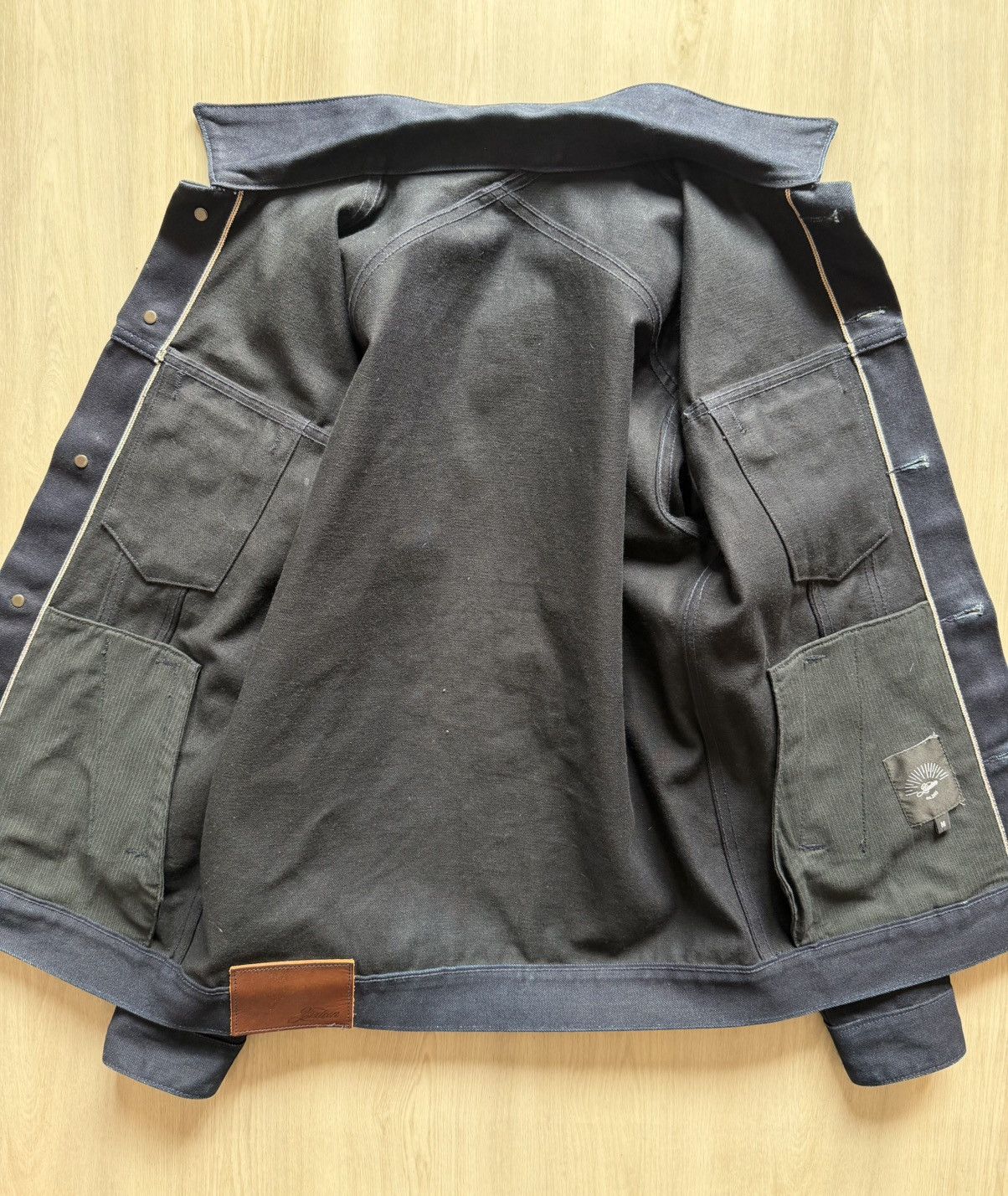Gustin 6Sixteen Beast Duck Selvedge Denim Trucker Sz M *flaws Size US S / EU 44-46 / 1 - 6 Thumbnail