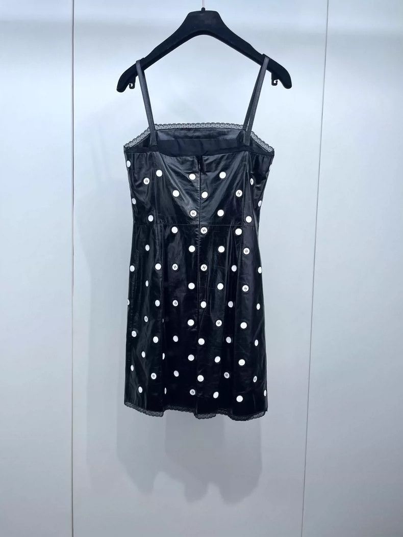 Chanel Chanel Black and White Polka Dot Dress -2505 Size XS / US 0-2 / IT 36-38 - 2 Thumbnail