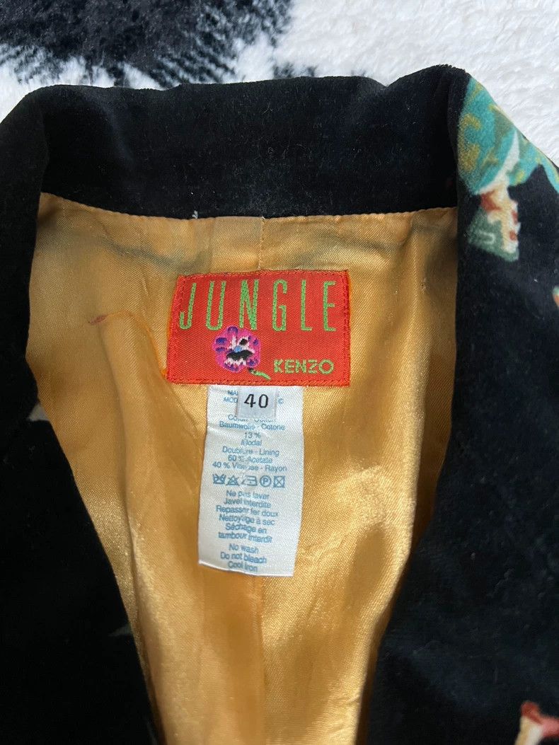 Kenzo KENZO Character Life Velvet Jacket Size XS / US 0-2 / IT 36-38 - 4 Thumbnail