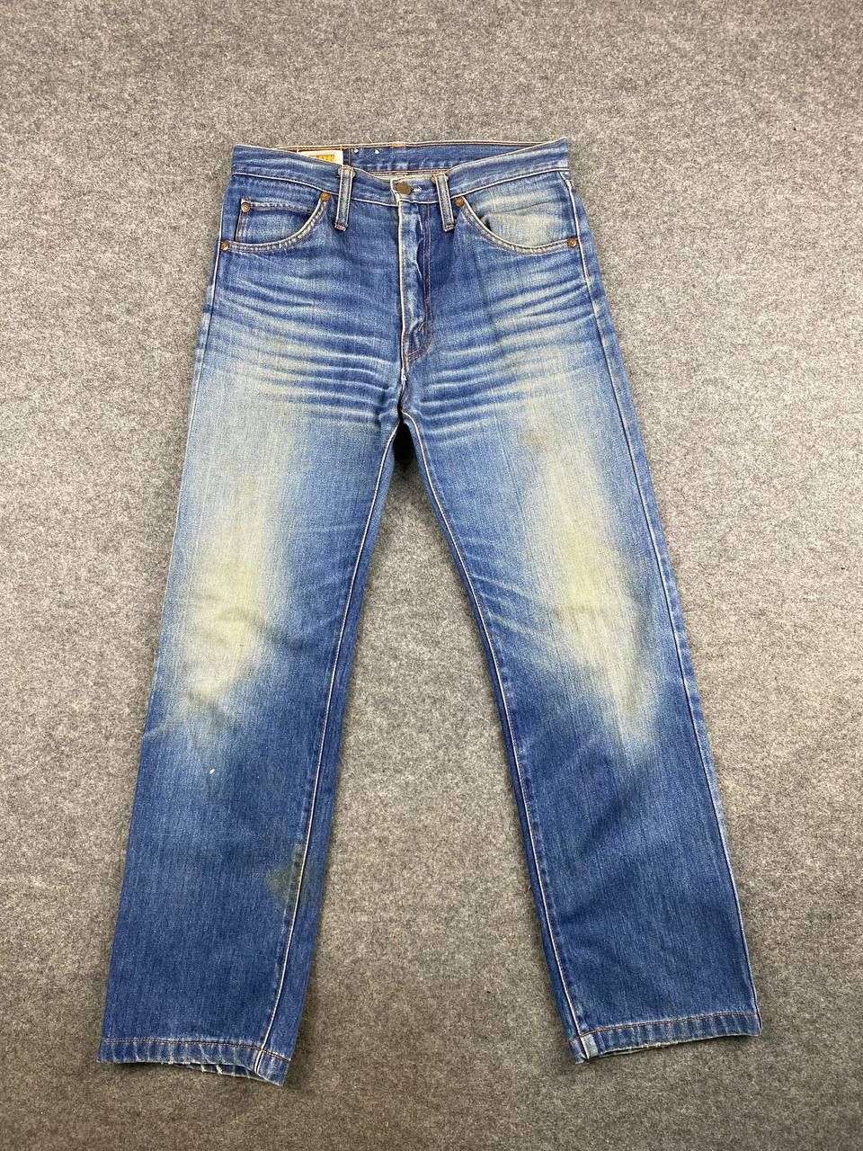 Big John vintage big john big washing denim nice design Size US 31 - 7 Thumbnail