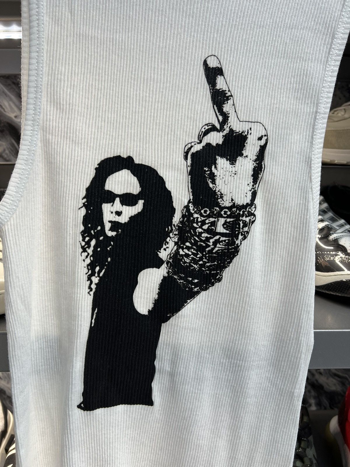 Chrome Hearts Chrome Hearts Richard Stark Middle Finger Tank Top Size M / US 6-8 / IT 42-44 - 3 Thumbnail