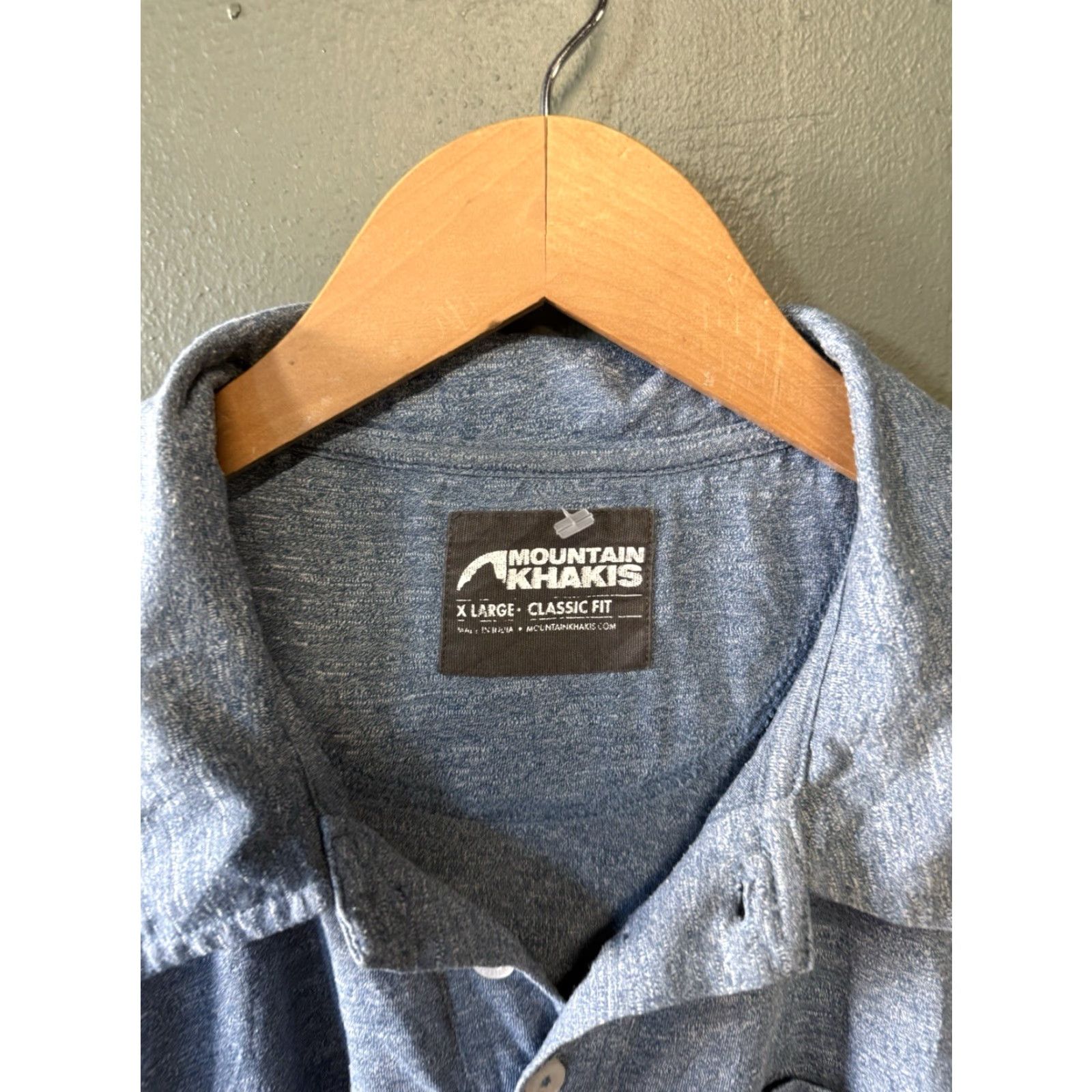 Mountain Khakis Mountain Khakis Polo Shirt Mens Blue Short Sleeve XL Size Polo Shirt Men XL Blue Mountain Khakis Size US XL / EU 56 / 4 - 3 Thumbnail