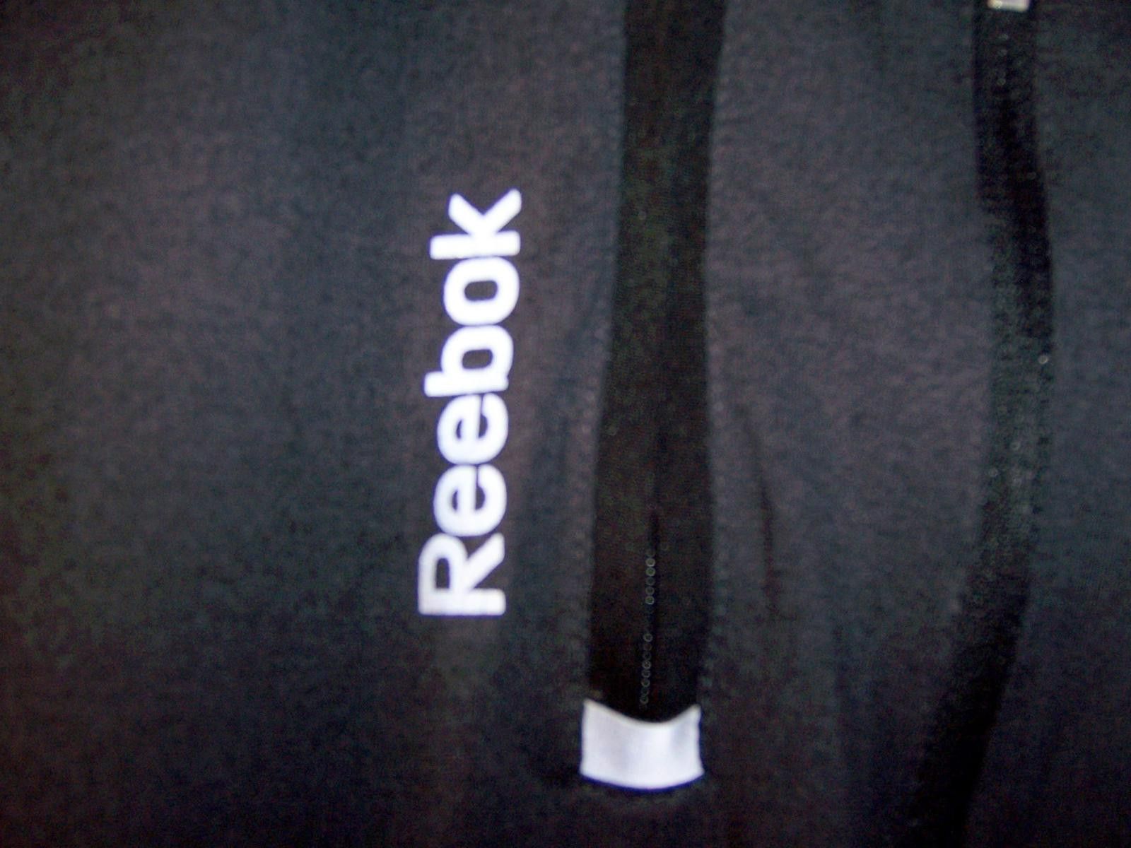 Reebok Reebok Play Dry 1/4 Zip Long Sleeve Pullover-Men's L-Dk Grey Size US L / EU 52-54 / 3 - 2 Thumbnail