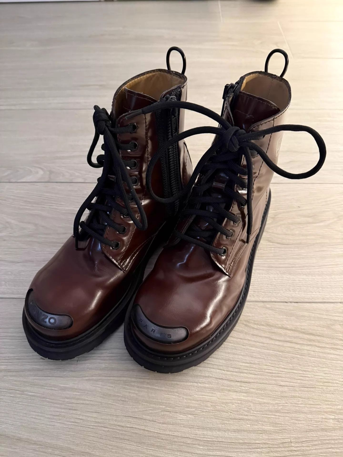 Kenzo Kenzo Steel Toe Shoes 40 (5 wears) Size US 11 / EU 44 - 1 Thumbnail