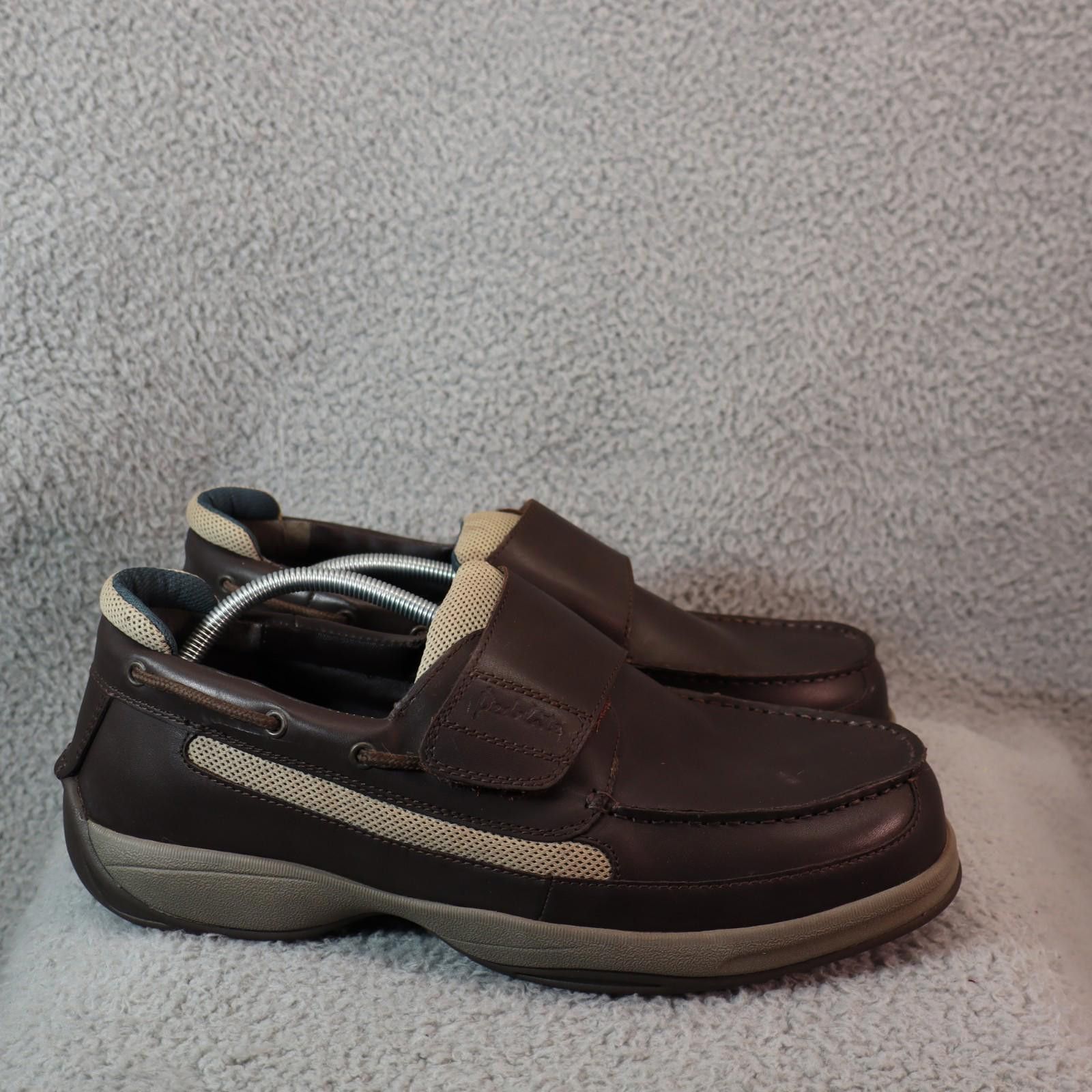 Other Ped-lite Men 13 Wide 10200 Neuropathy Deck Shoes Leather Size US 13 / EU 46 - 4 Thumbnail