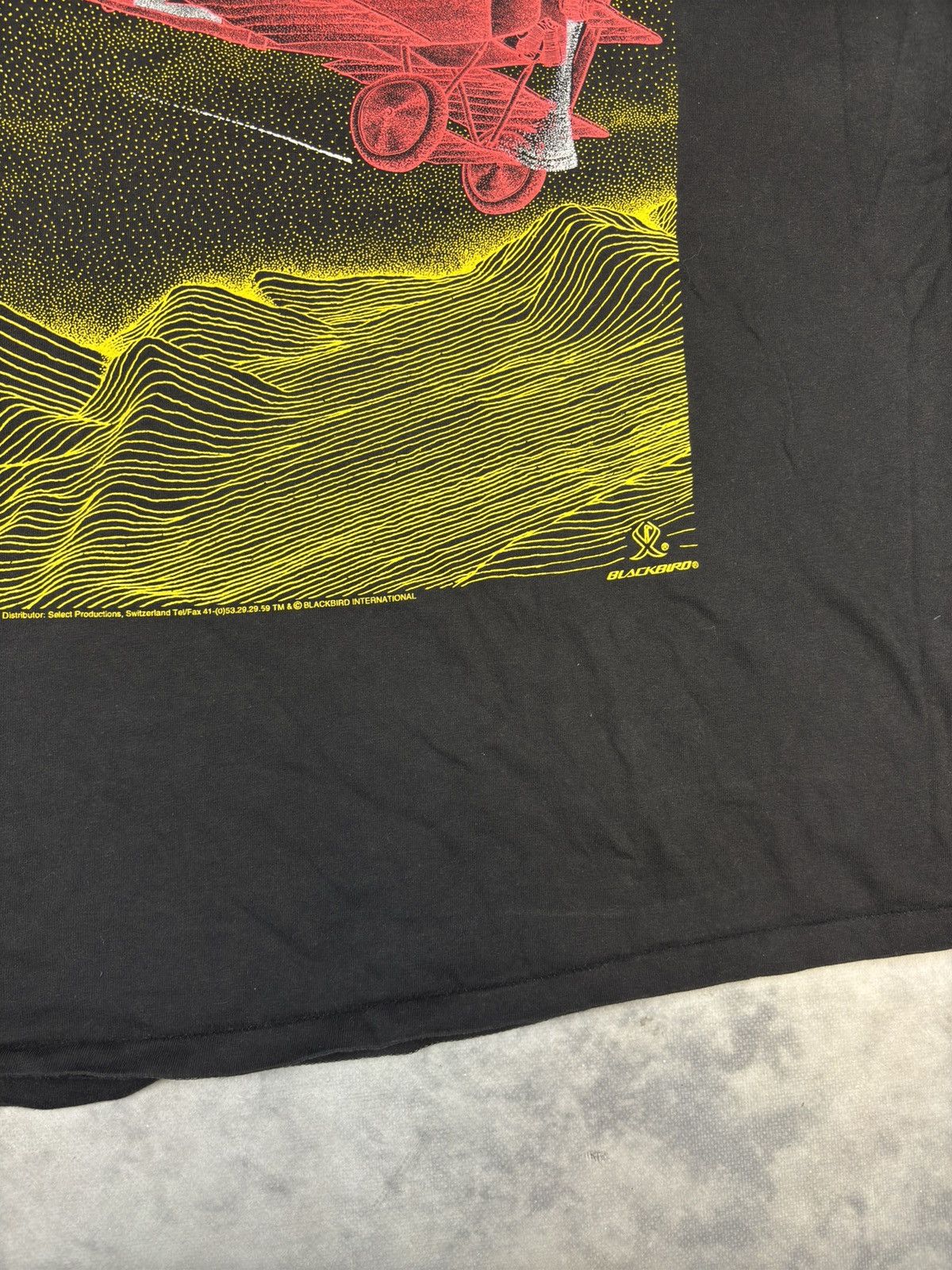 Vintage Vintage Oneita Red Baron Fly Plane Made In USA T shirt Tee Size US XL / EU 56 / 4 - 3 Thumbnail
