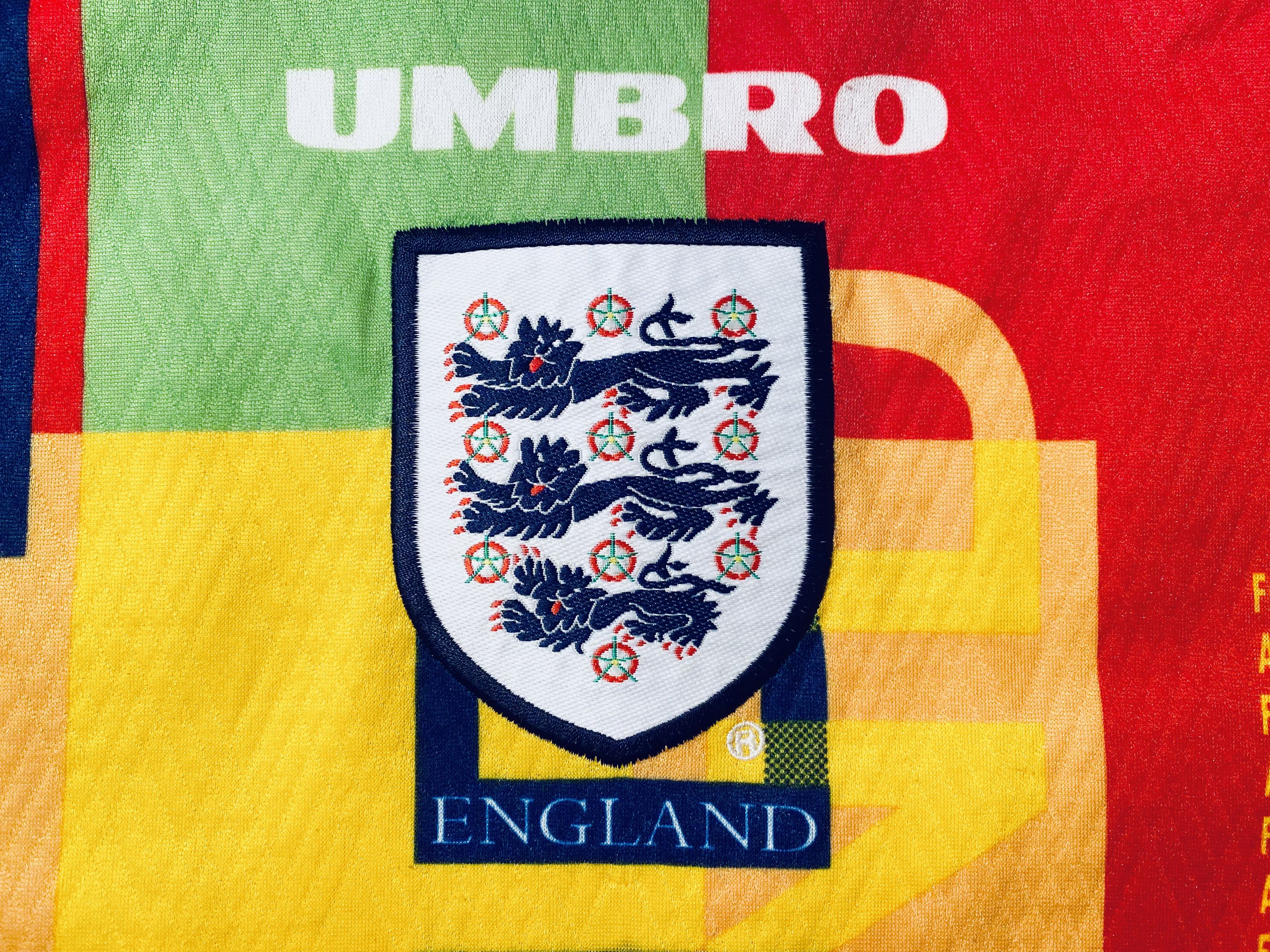 Umbro × Vintage England Away Goalkeeper Euro 96 Football Shirt Jersey Size US M / EU 48-50 / 2 - 6 Thumbnail