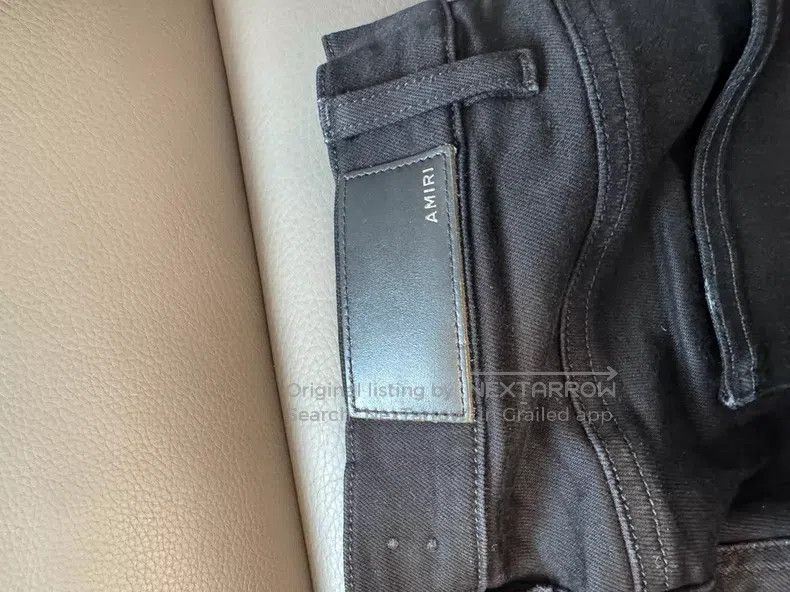Amiri Amiri Black slim fit denim pants Size US 29 - 5 Thumbnail