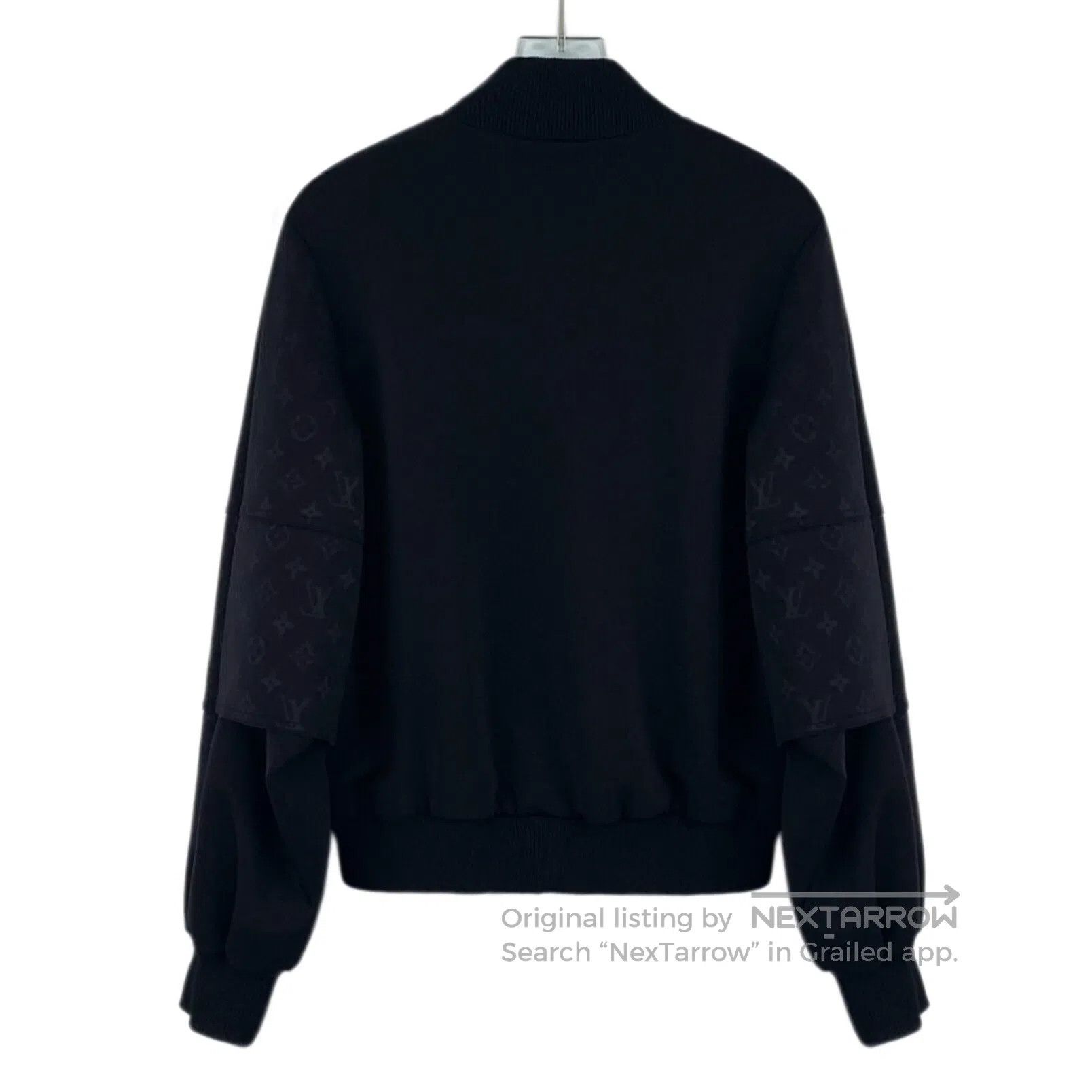 Louis Vuitton Louis Vuitton Black Logo Subtle Pattern Full Print Stand C Size S / US 4 / IT 40 - 2 Thumbnail