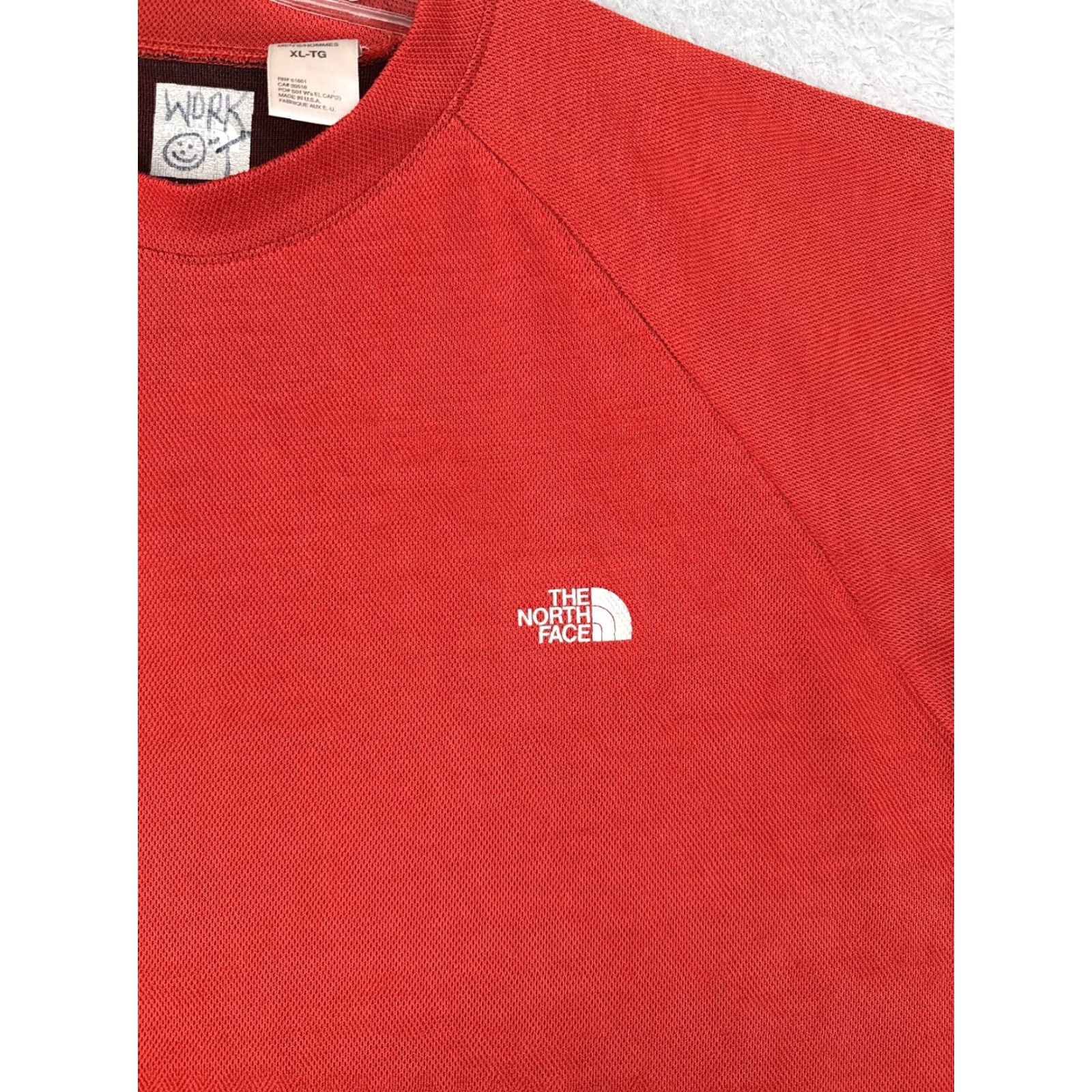 The North Face The North Face Shirt Men Extra Large Red Short Sleeve 100% Polyester READ Size US XL / EU 56 / 4 - 6 Thumbnail