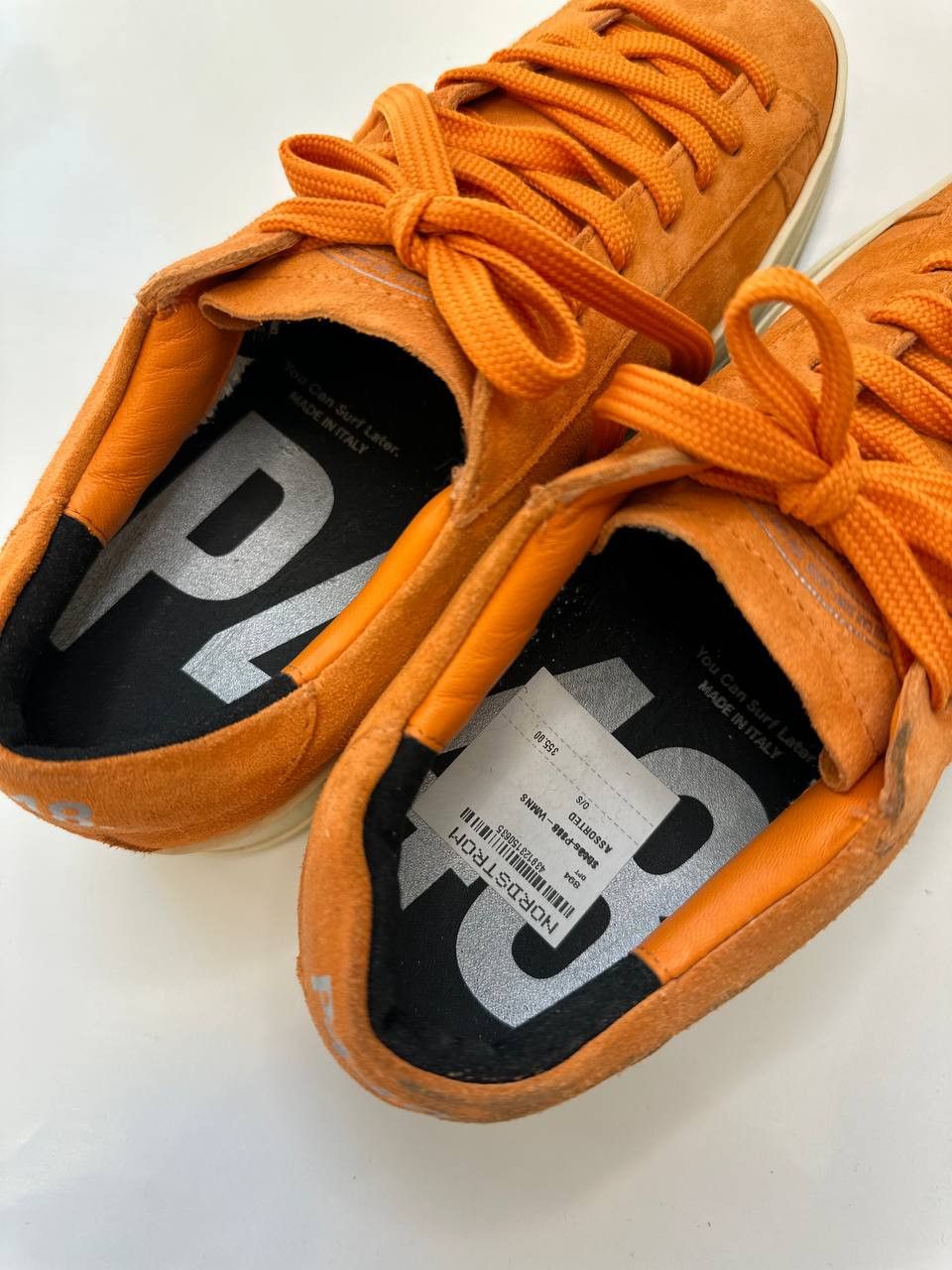 P448 P448 Jack Suede Orange Low Top Sneakers & Trainers US 6.5 Size US 6.5 / IT 36.5 - 6 Thumbnail
