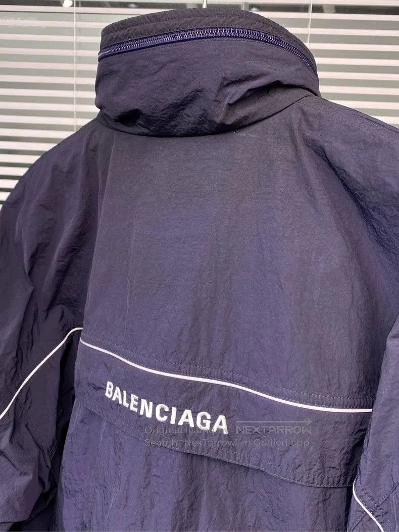 Balenciaga Balenciaga Half-Zip Embroidered Logo Jacket. Size US L / EU 52-54 / 3 - 6 Thumbnail