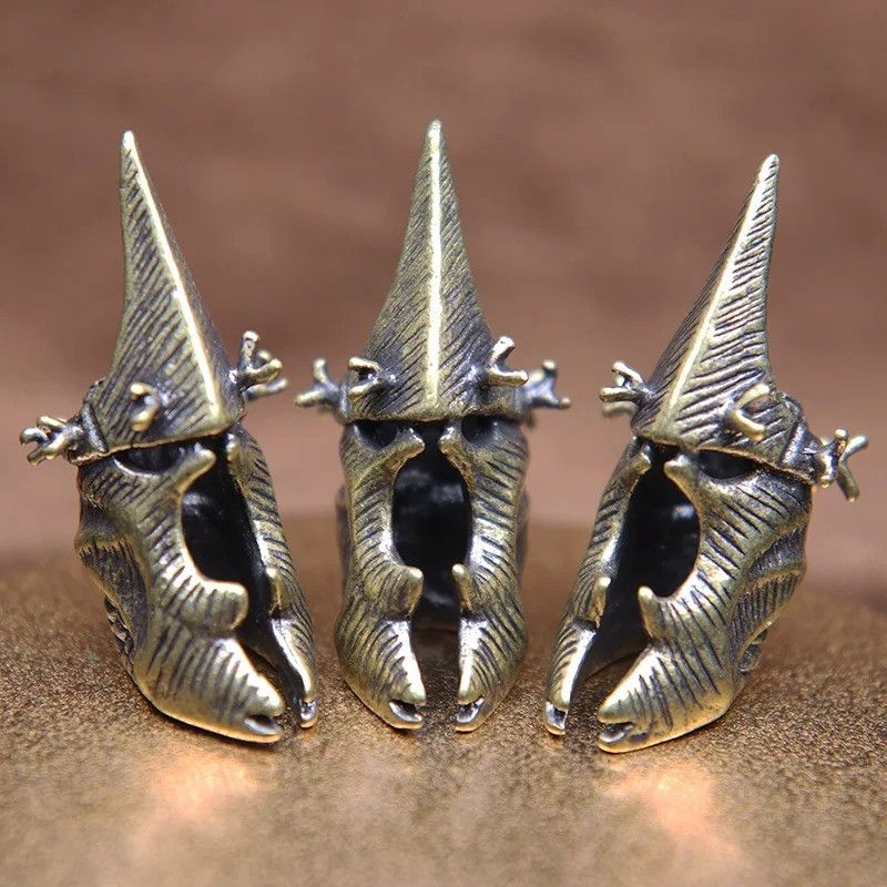 Handmade 2Pcs Elk Helmet Knife Beads Paracord Bead Zipper Umbrella Size ONE SIZE - 5 Thumbnail