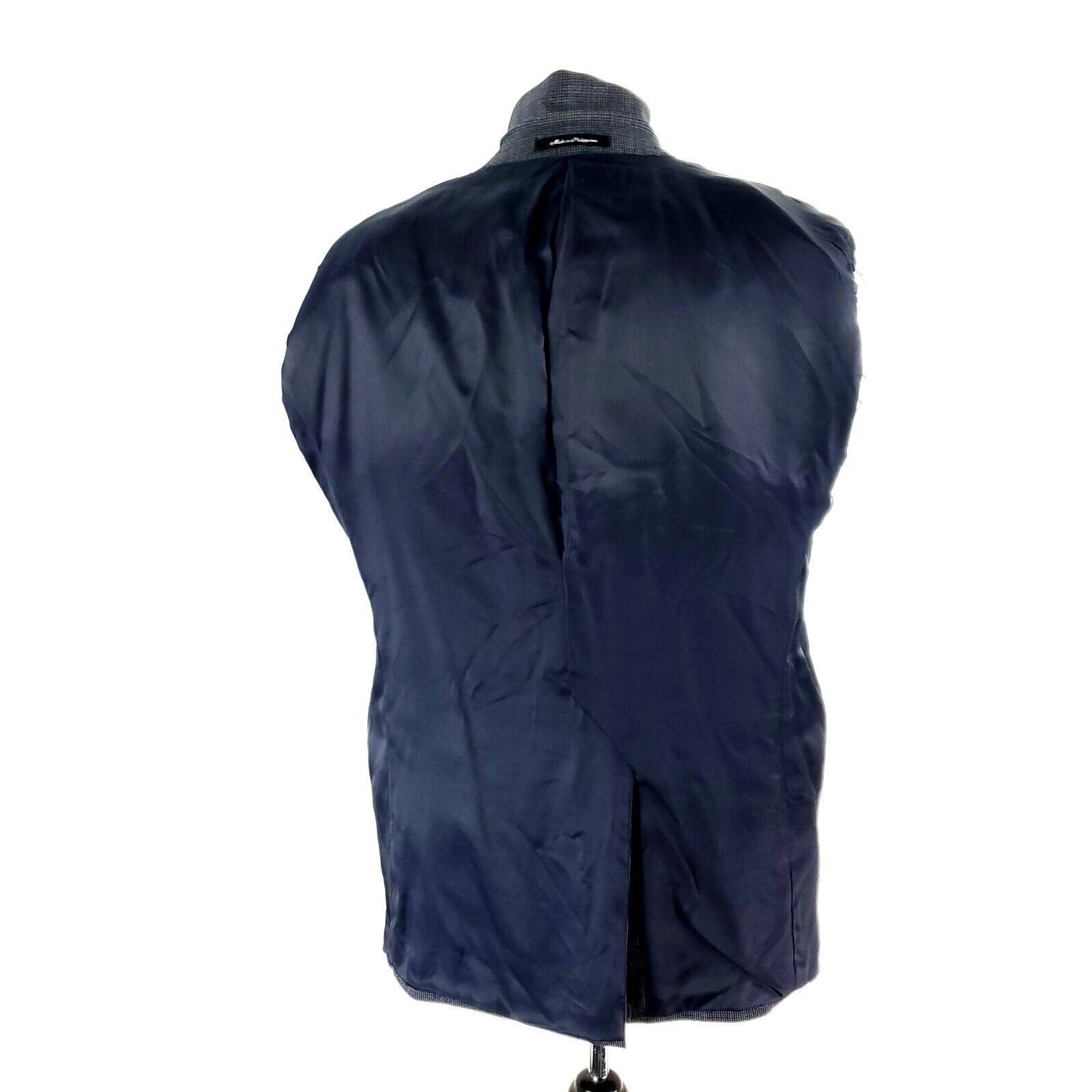 Lauren Ralph Lauren Lauren Ralph Lauren Wool 2 Button Sport Coat 40R Blue Check Size 40R - 10 Thumbnail
