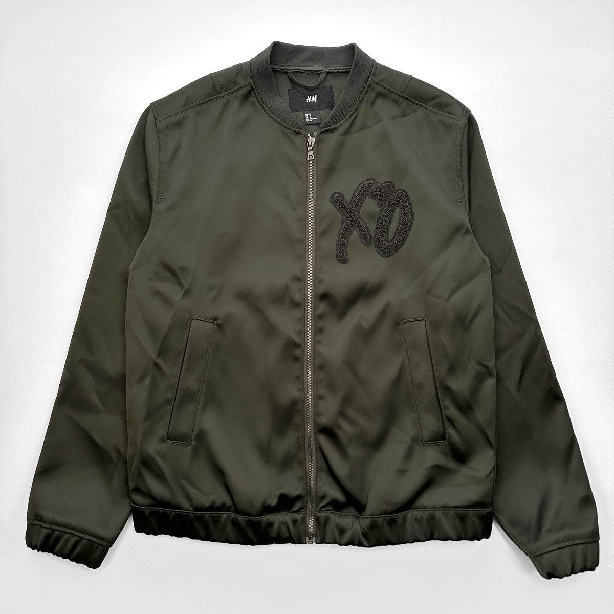 H&M The Weeknd H&M XO Dark Green Bomber Jacket Size US M / EU 48-50 / 2 - 1 Thumbnail