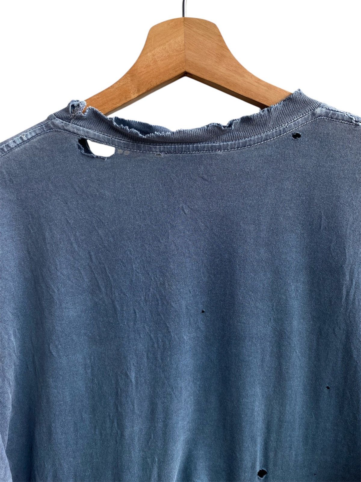 Nike × Vintage Vintage Nike Swoosh Gradient Sun Faded Thrashed Tee Size US M / EU 48-50 / 2 - 9 Thumbnail