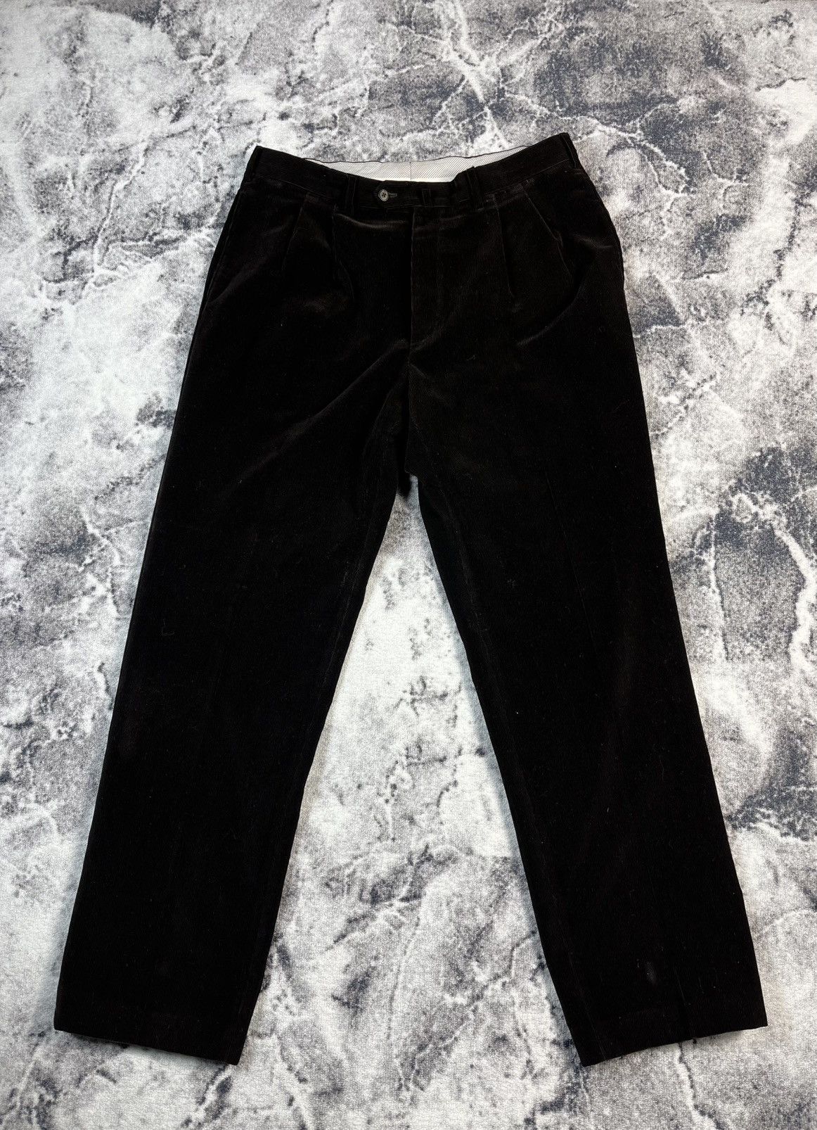Loro Piana Brown Corduroy Pants Size 52 Italy