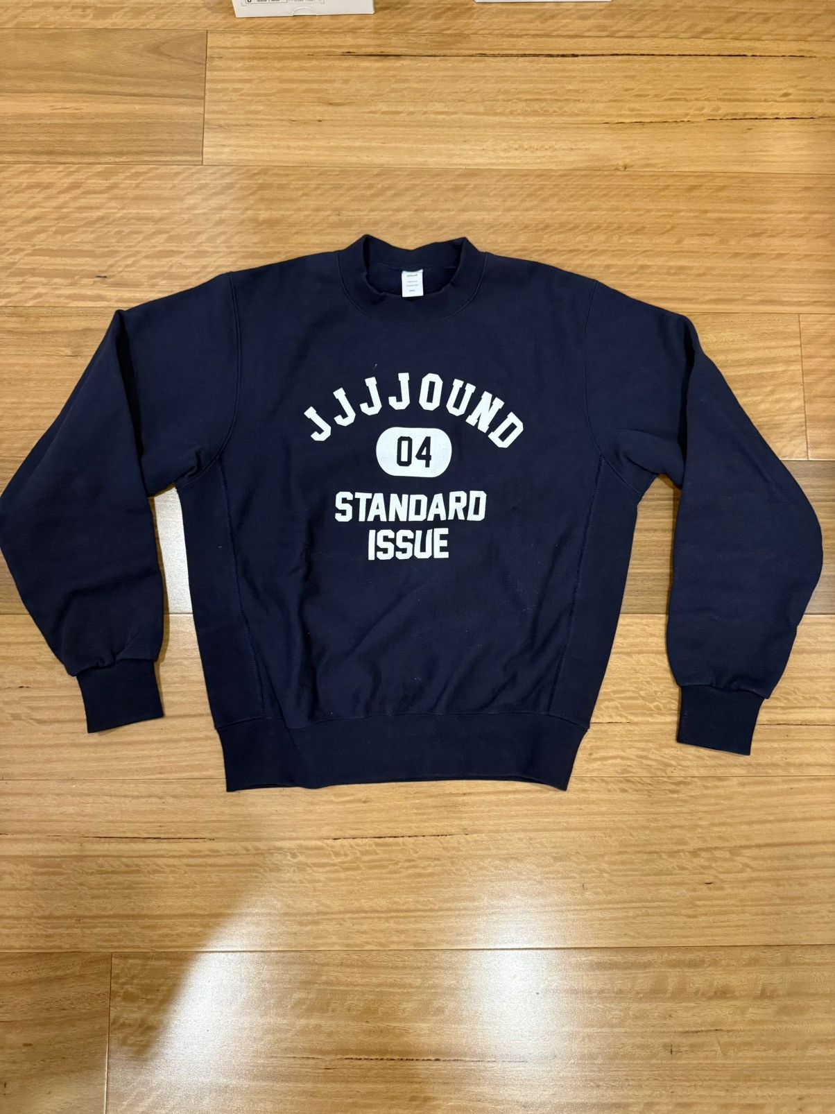 JJJJound JJJJound J80 Crewneck Navy Size US S / EU 44-46 / 1 - 1 Thumbnail