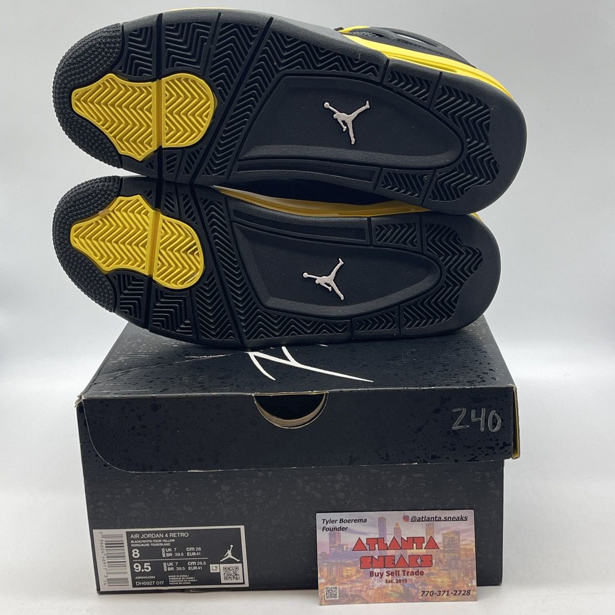 Jordan Brand Air Jordan 4 thunder Size US 8 / EU 41 - 7 Thumbnail