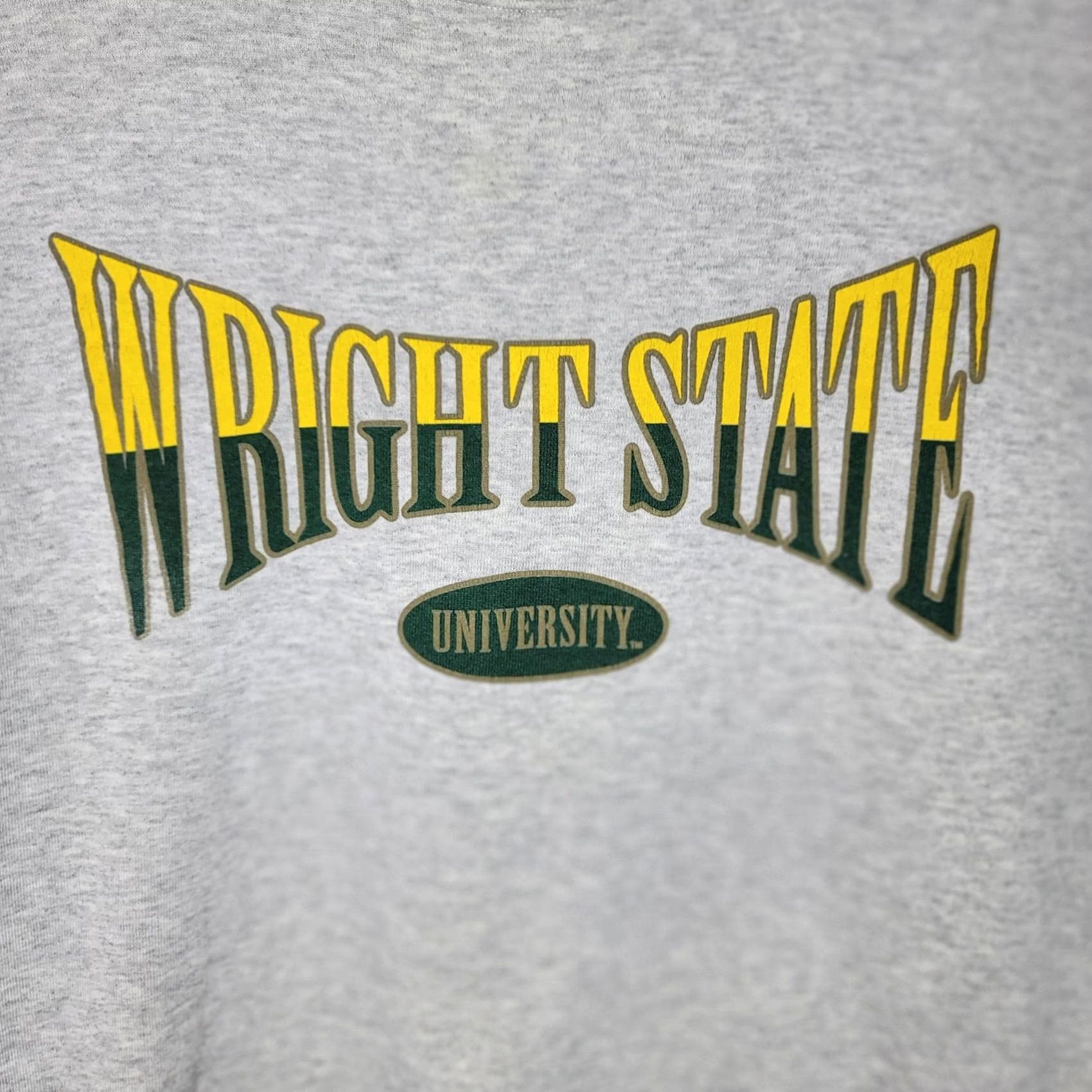 Vintage VTG Wright State University Sweatshirt Mens XL Gray Fleece USA Size US XL / EU 56 / 4 - 3 Thumbnail
