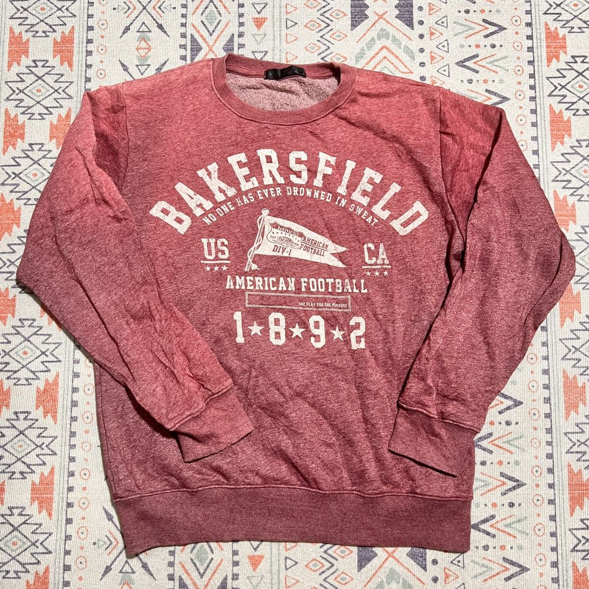 Other American Football College Thrashed Sweatshirt Size US L / EU 52-54 / 3 - 7 Thumbnail