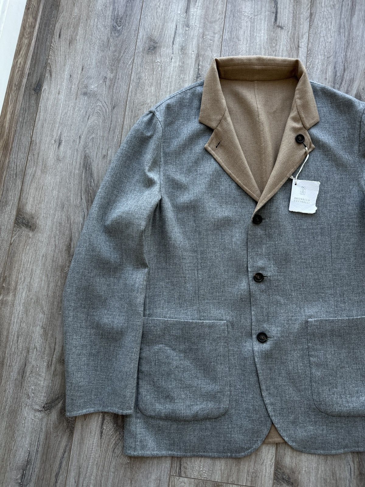 Brunello Cucinelli NWT RPR $5k Brunello Cucinelli Cashmere Reversible Jacket Size US M / EU 48-50 / 2 - 10 Thumbnail
