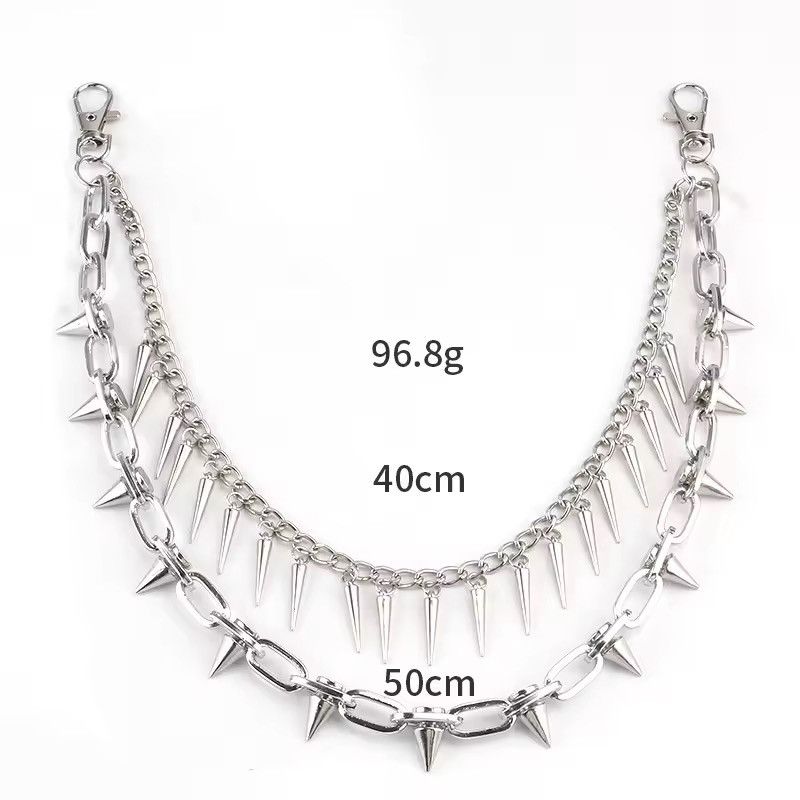Jewelry 2 Styles Layered Punk Jean Chains Size ONE SIZE - 4 Thumbnail