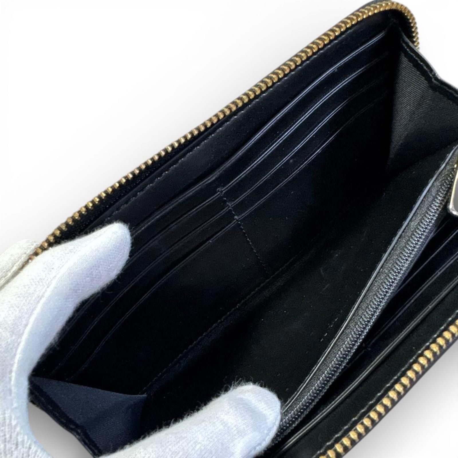 Coach Coach - Signature Brown and Black Zip Around Wallet Size ONE SIZE - 6 Thumbnail