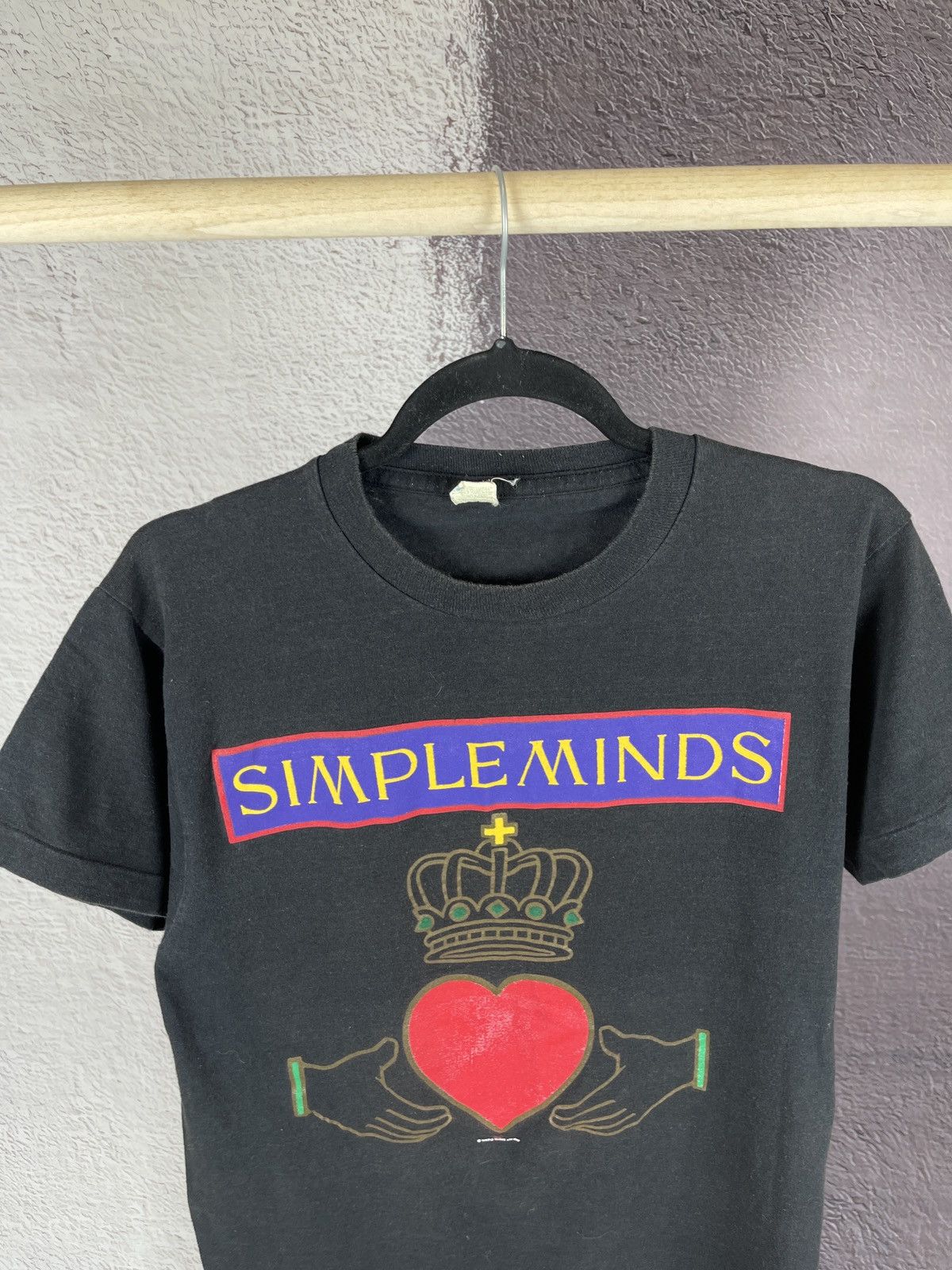 Band Tees Simple Minds vintage 1989 European tour Screen Stars tee Size US L / EU 52-54 / 3 - 4 Thumbnail